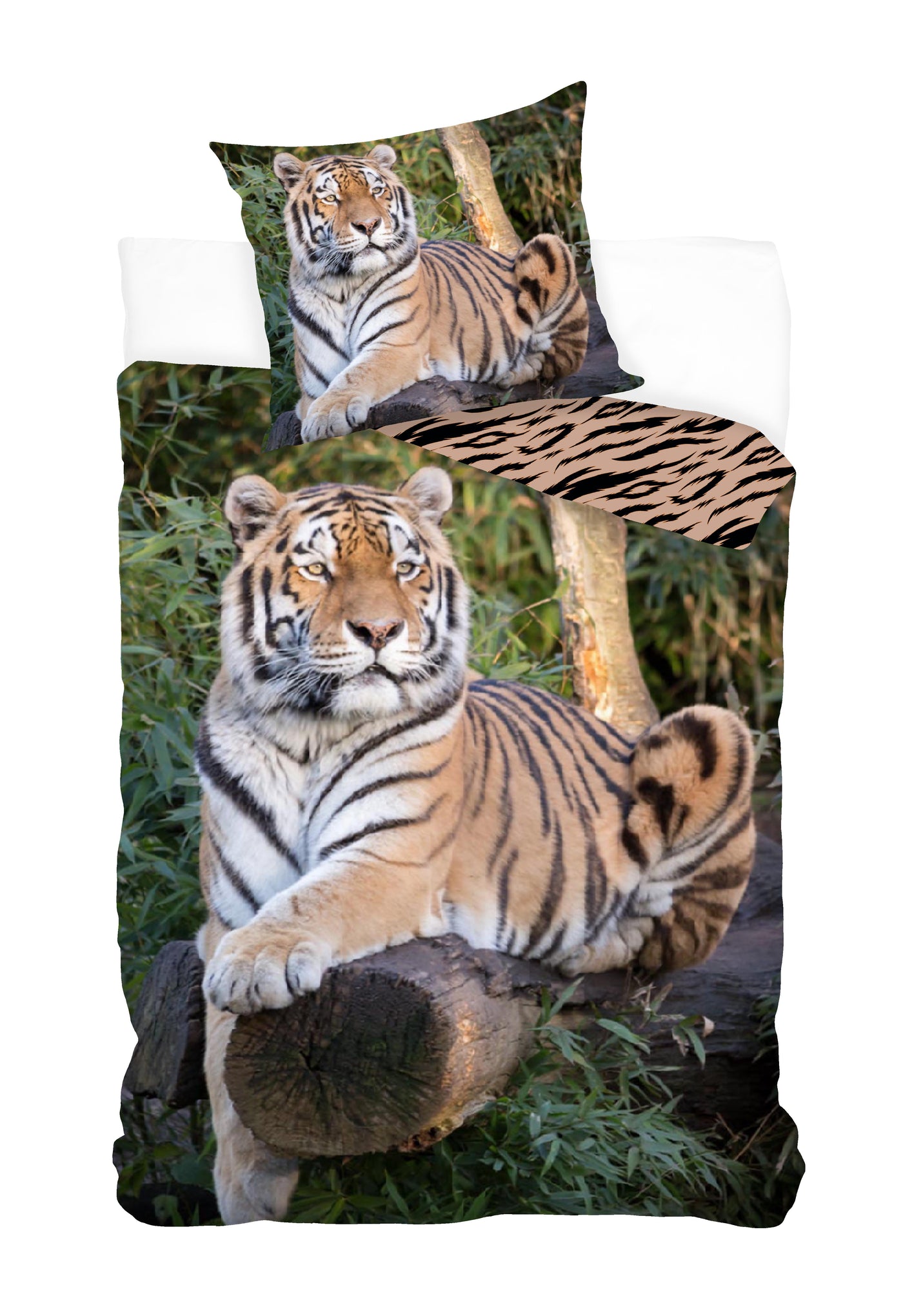 Voksen Størrelse Sengetøj Med Tiger