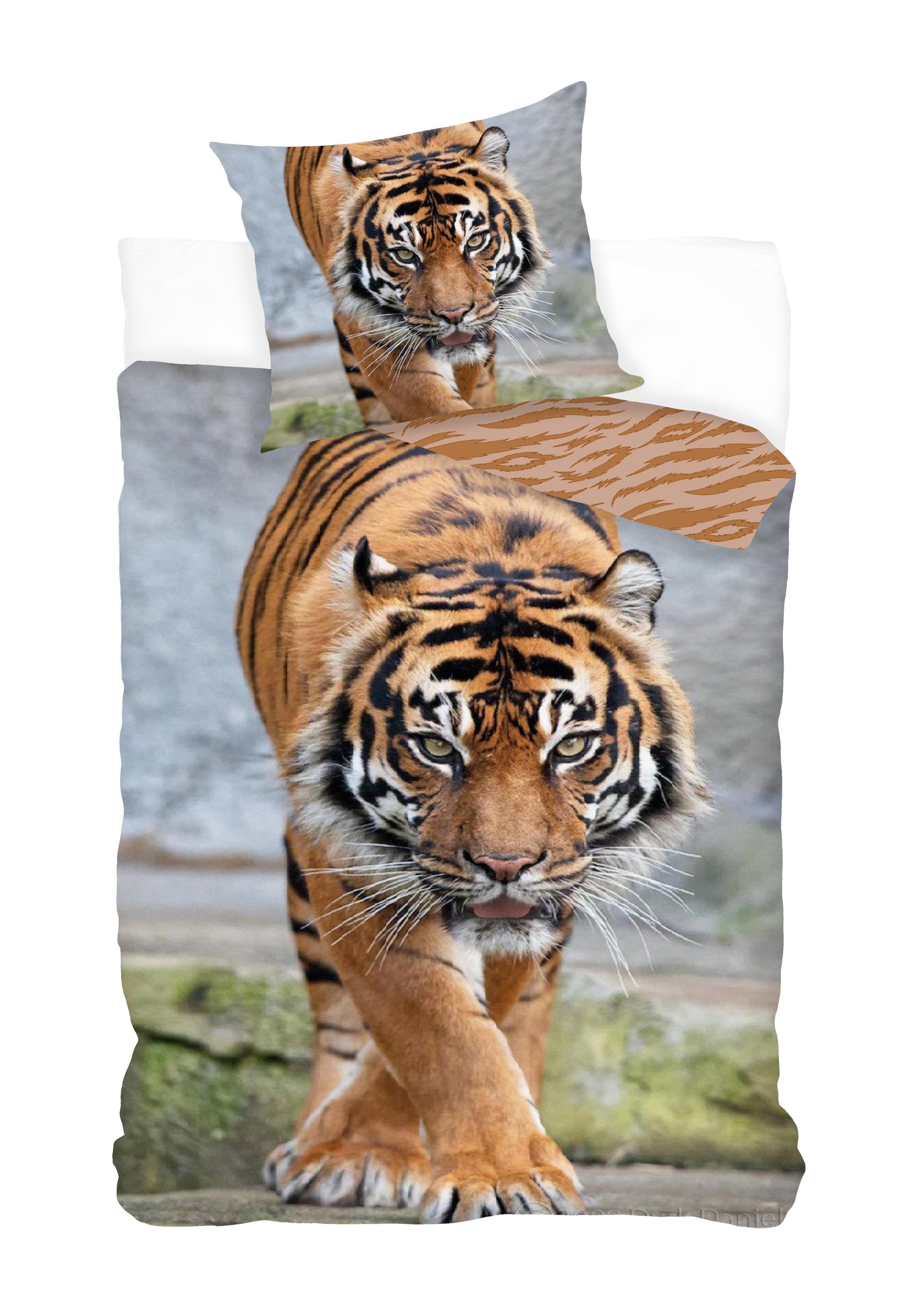 Voksen Størrelse Sengetøj Med Tiger
