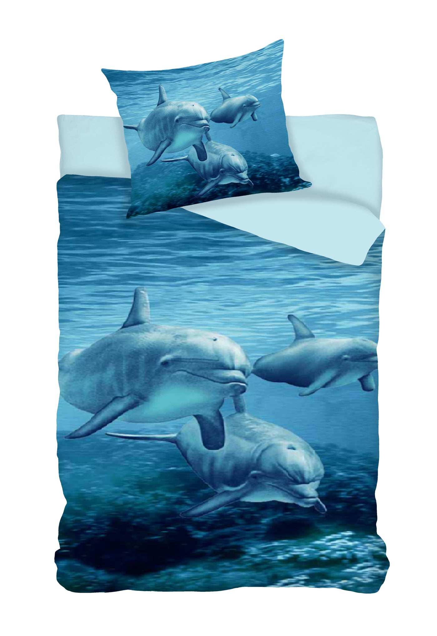 Voksen Størrelse Sengetøj Med Delfiner