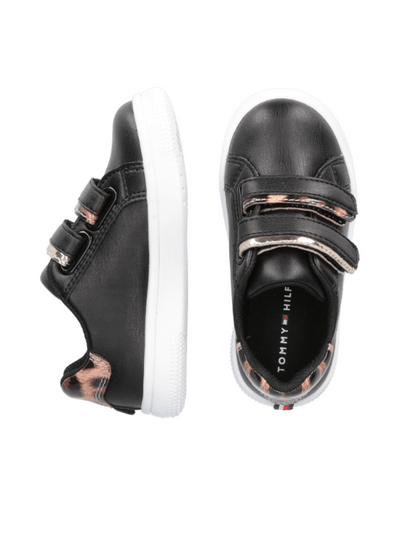 Tommy Hilfiger Sko Leopard Black/Platinum