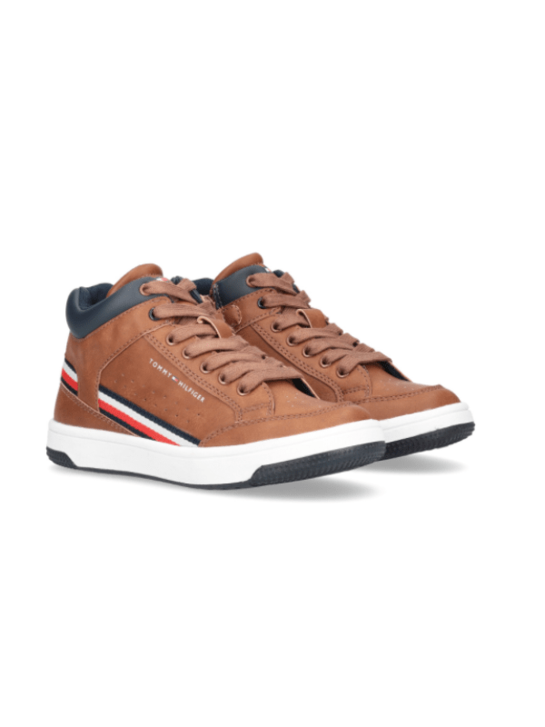 Tommy Hilfiger High Sneakers Tobacco