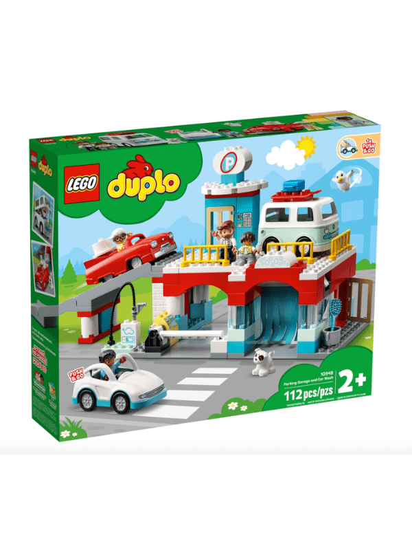Lego Duplo Parkeringshus Og Bilvask