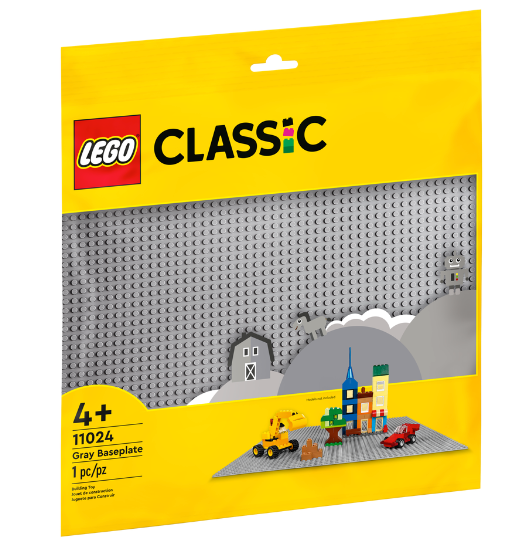 LEGO Classic Grå Byggeplade