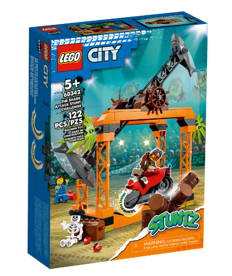 LEGO City Stuntudfordring Med Hajangreb