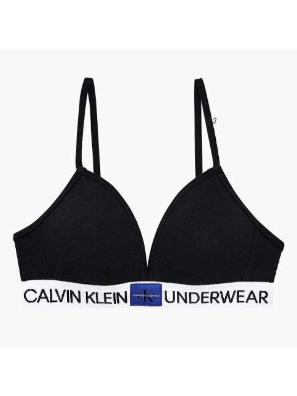 Calvin Klein Molded Bralette Padded Black