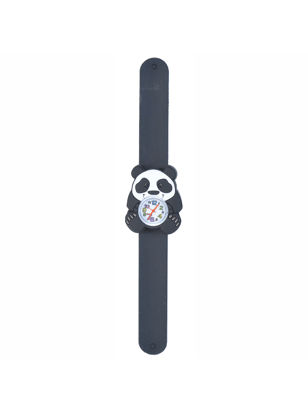 Børneur Med Klaprem - Panda