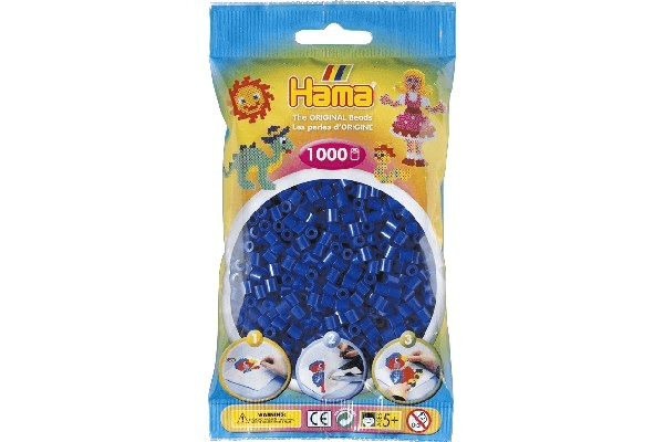 Hama Midi Perler 1000 Stk. Blå