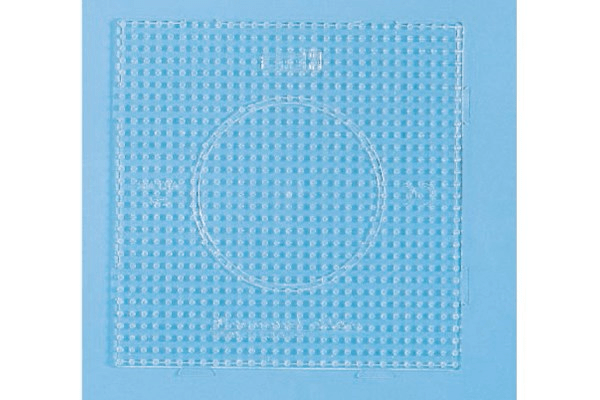 Hama Stiftplade 15x15 cm. Transparent.