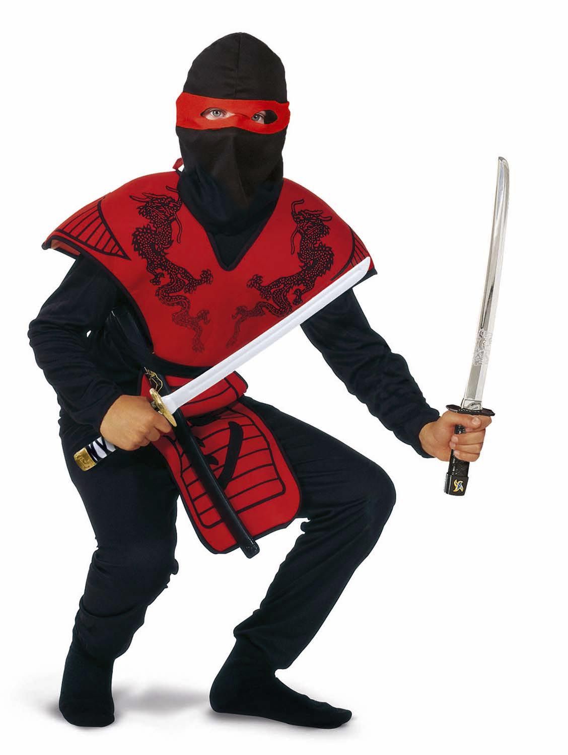 Udklædning, Ninja Kostume Rød