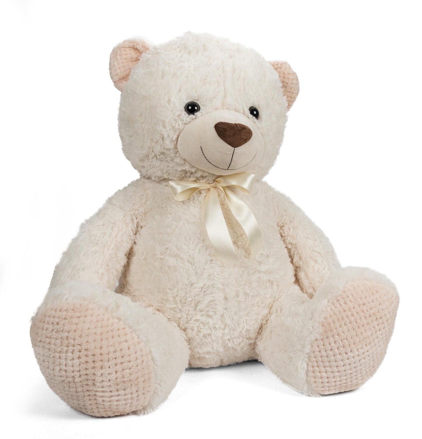 Bamse, Kiddy Kæmpe Bamse, Hvid, Nedsat 200 kr.