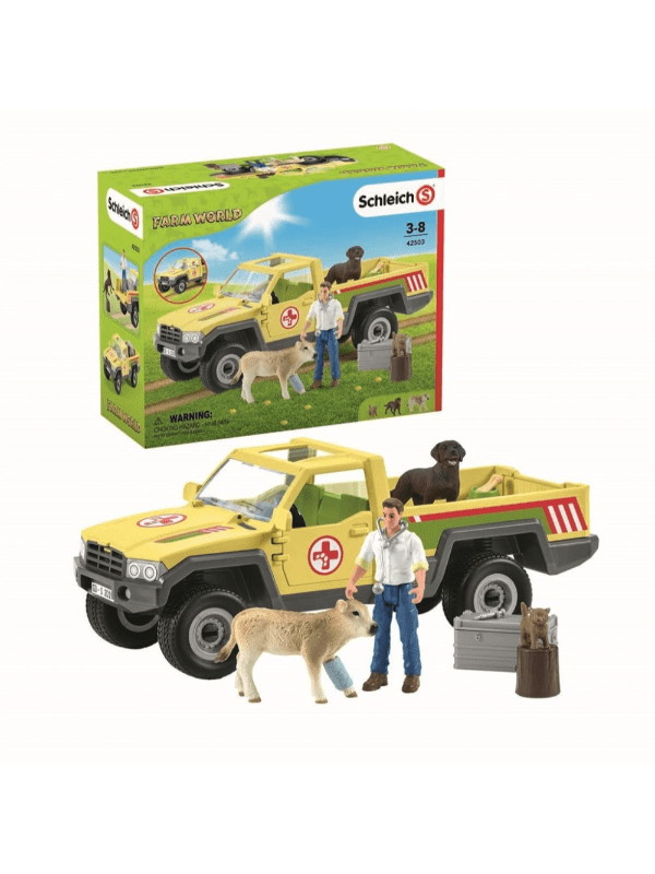 Schleich Farm World Dyrlægen Besøger Bondegården