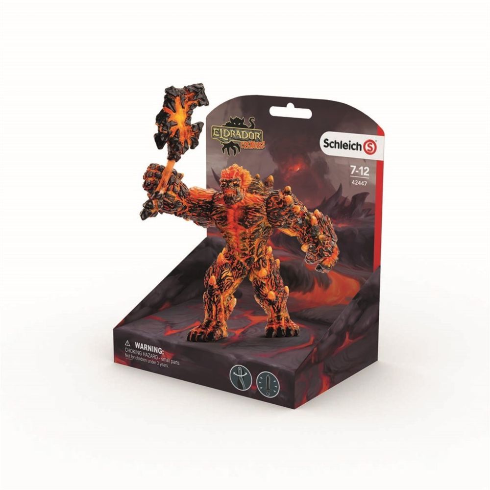 Schleich Lava golem with weapon