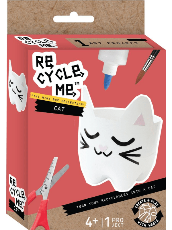 Re-Cycle-Me Mini Box Cat