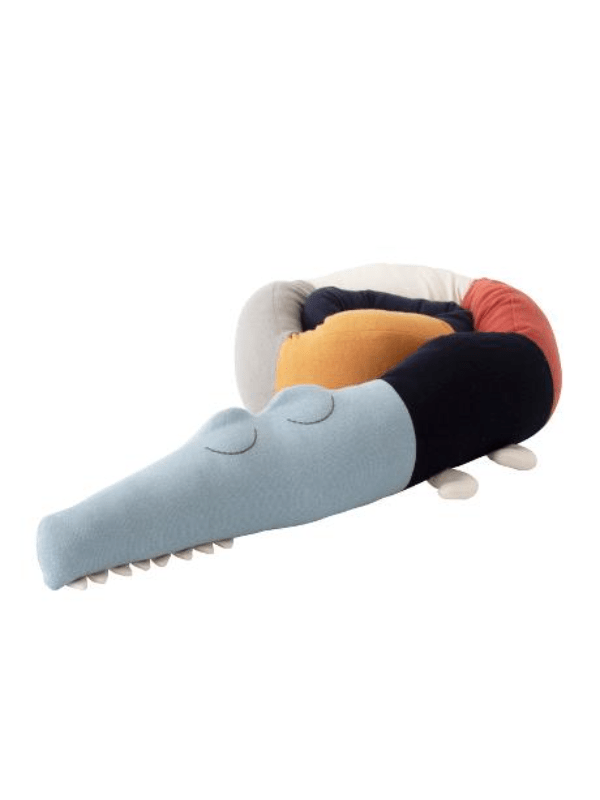 Sebra Strikket Pude, Sleepy Croc