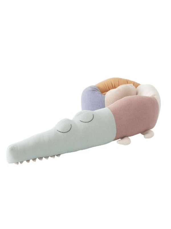 Sebra Strikket Pude, Sleepy Croc
