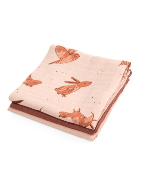 Sebra 3-Pak Stofbleer Nightfall, Dreamy Rose 