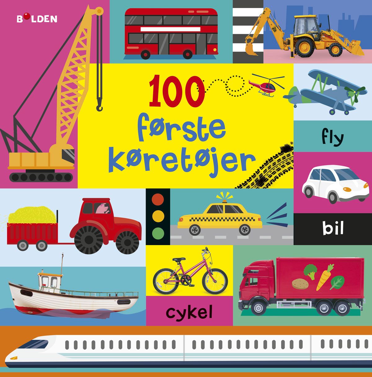 Børnebog 100 Første Køretøjer